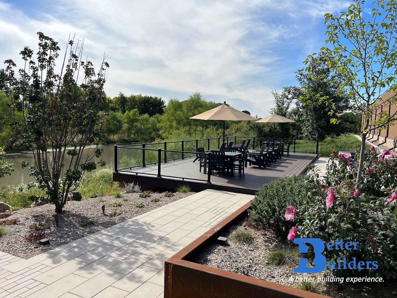 Commercial Composite Deck and Outdoor Living in West Des Moines Iowa